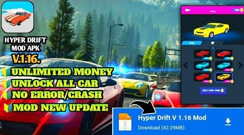 Cara Download Hyper Drift Mod Apk Unlimited Money Versi Terbaru 2022