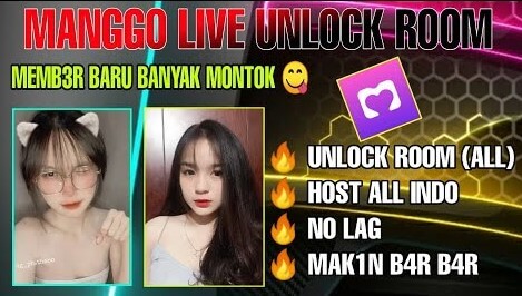 Cara Download Mango Live Ungu Mod Apk VIP (Premium) Unlock All Room
