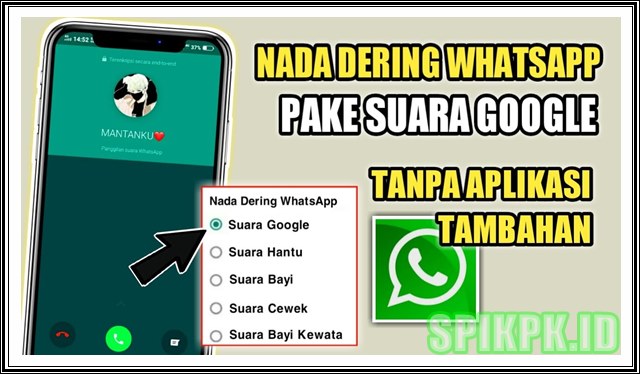 Nada Dering WhatsApp Suara Google