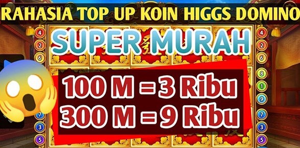 Top Up Higgs Domino 3000 Rupiah Pakai Pulsa Telkomsel & DANA